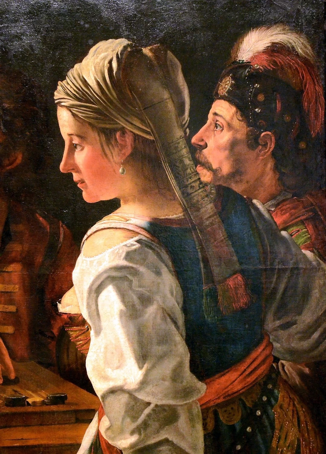 Giocatori di carte e backgammon - dettaglio, Statens Museum for Kunst, Copenhagen